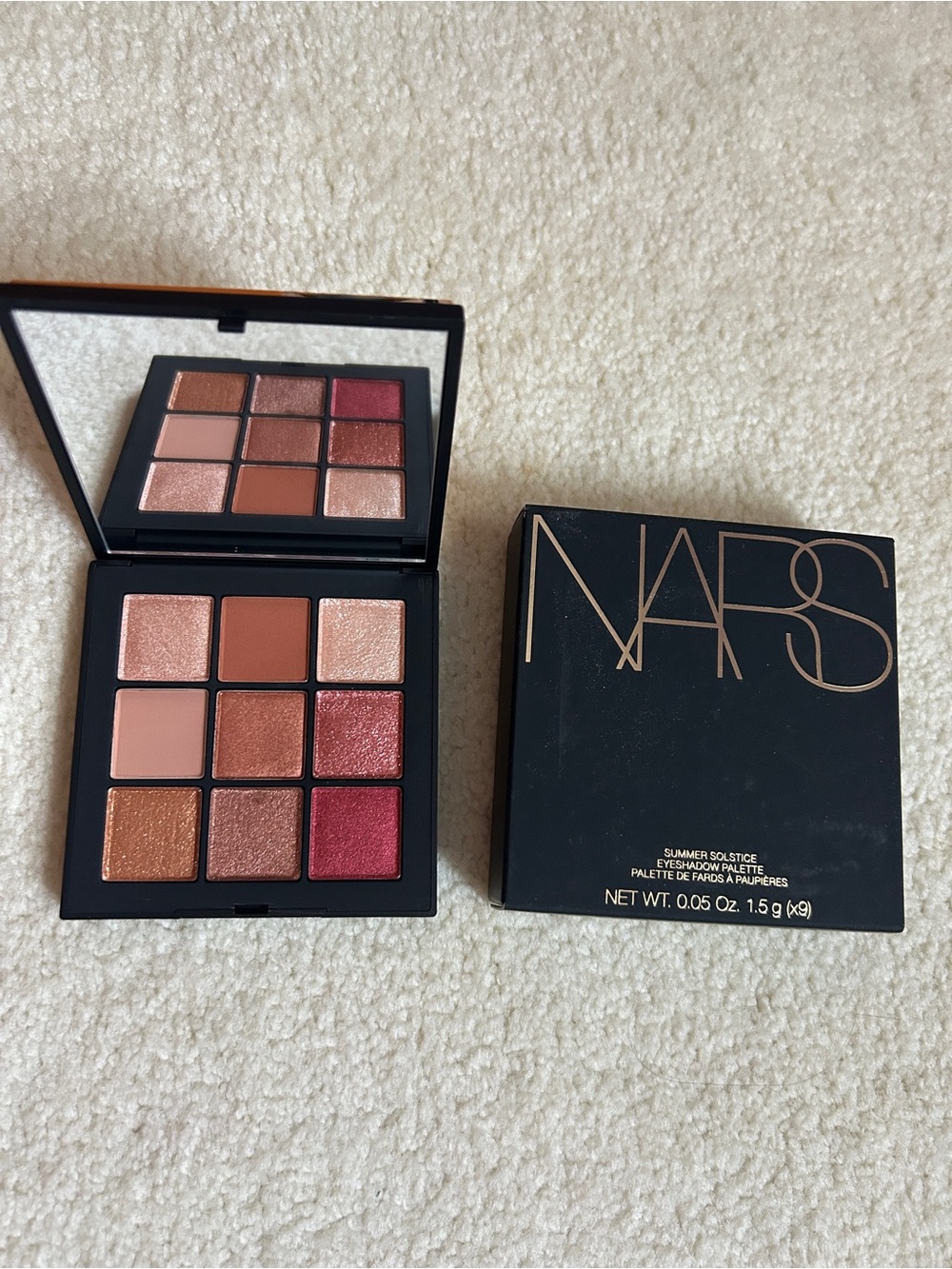 NARS Eyeshadow Palette - Rose, Copper & Bronze Shades SUMMER SOLSTICE